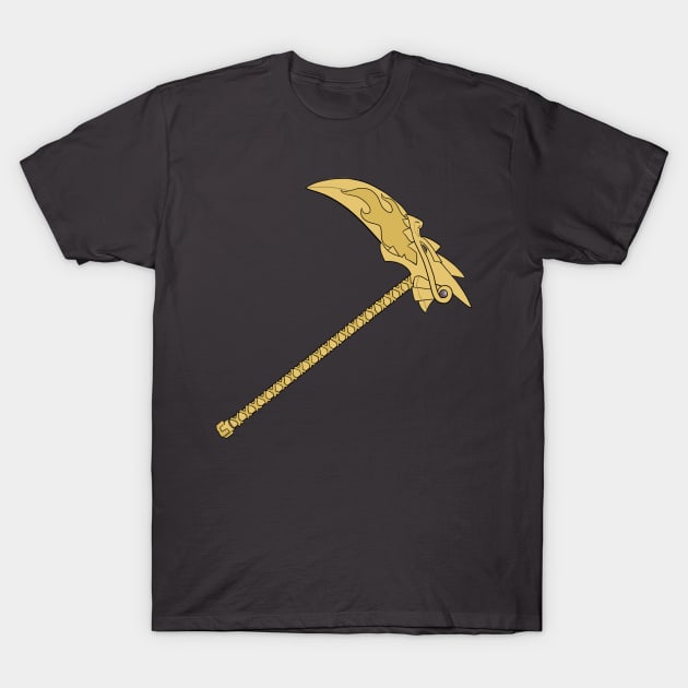 Scythe of Quakes T-Shirt by maplefoot